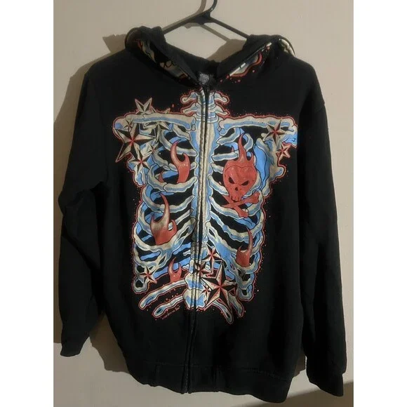 GWP Sport | Jackets & Coats | Gwp Sport Hoodie Boys Xl Skull Zip